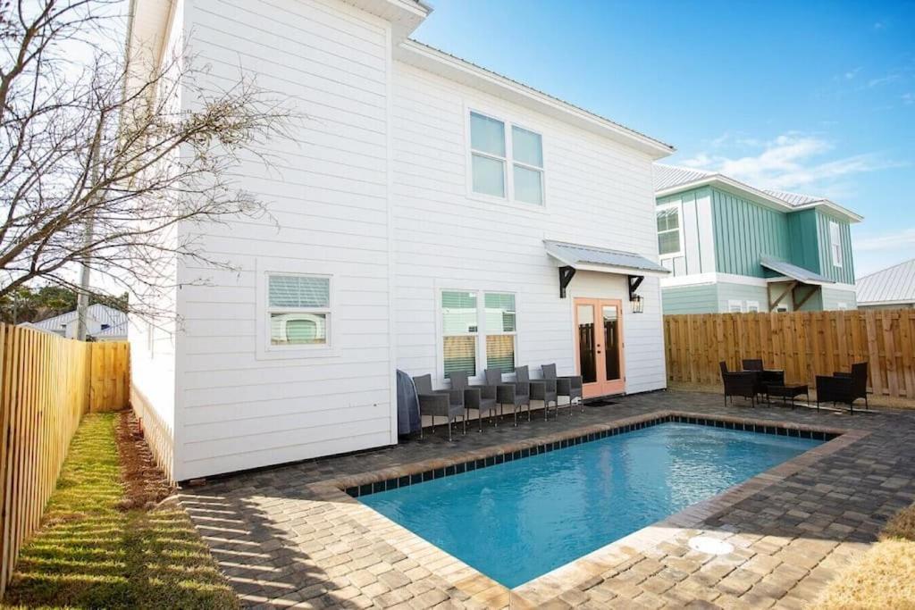 Coral Reef - Brand New Build, Pet Friendly, Private Pool! Sleeps 9! Villa Panama City Beach Bagian luar foto